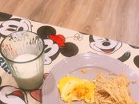 減醣早餐(蒜蓉金針菇+荷包蛋）