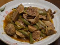 薑絲豆瓣炒芋槐