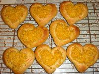 寒天玉米愛心麵包