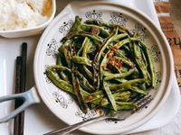 「米飯殺手」10分鐘濃郁香蒜醬焗烤青豆角