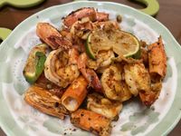 蒜香奶油檸檬蝦