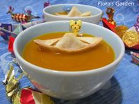 勞作料理-小船南瓜濃湯