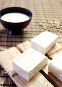 帶著濃郁豆香的自製有機豆腐