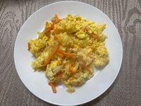 洋蔥紅蘿蔔炒蛋