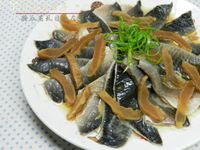 醃瓜蒸虱目魚皮