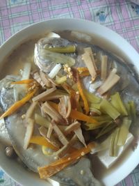 破布子肉鯽仔豆腐