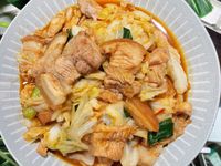 豆瓣三層炒高麗菜