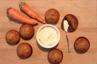 紅蘿蔔核桃瑪芬。一點都不紅蘿蔔