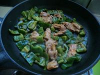 青椒炒肉片-茄汁口味
