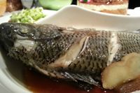 醬瓜瓜蒸魚料理