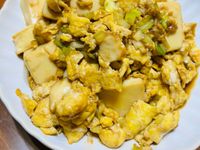 孩子愛吃的雞蛋炒嫩豆腐/快手菜