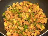 維力雜醬絞肉豆乾丁炒青椒