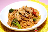 番茄紅酒烤雞直麵-Costco烤雞變身系列