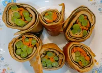 煙燻豆皮海苔蔬菜卷