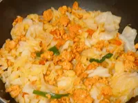 韓式辣醬風味雞絞肉炒高麗菜