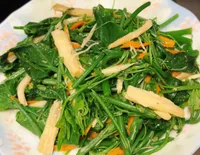 龍鬚菜炒金針菇