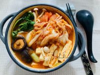 泡菜豆腐冬粉鍋獨享餐/素/10分鐘