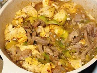 板豆腐烹醃製梅花豬