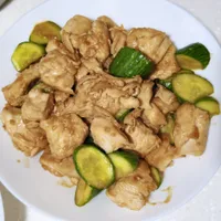 醬燒雞丁小黃瓜