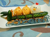 快樂端午-小雞划龍舟