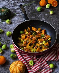 日常便當菜｜橘香南瓜甘藍溫沙拉