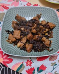 梅干扣肉（梅花肉）