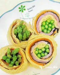 豆皮培根蘆筍卷（高纖減脂版）