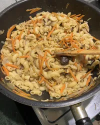 炒通心麵（素）