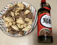 烏醋炒筊白筍肉絲