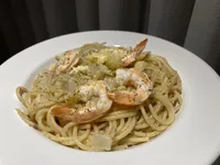 白松露起司蝦蝦義大利麵