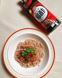 《番茄肉醬烏醋拌麵》