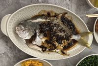 豉汁蒸䱽魚