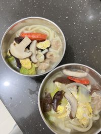 雞蛋餛飩烏龍麵