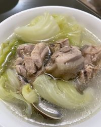 芥菜雞湯