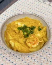 【家常菜】金沙奶香南瓜蝦仁