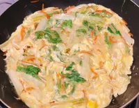 小白菜煎蛋