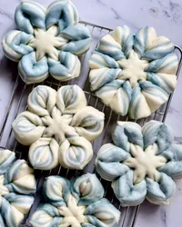 六邊形雪花饅頭