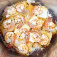 醬燒蝦仁蒸豆腐