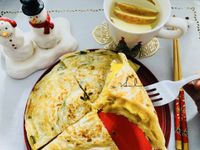 蘋果起司蔥抓餅/素/10分鐘