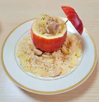 奶油雞蘋果燉飯