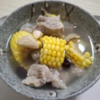 電鍋料理-抗氧化的蒜頭排骨湯