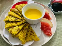 起司南瓜蘋果煎餅/素/5分鐘