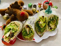 蘋果櫛瓜蔬菜捲/素/10分鐘