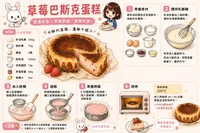 草莓巴斯克蛋糕