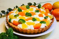 蘋果柑橘杏仁奶油塔