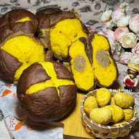 可愛の南瓜栗子麵包