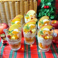蘋果蝦仁優格沙拉派對杯🥂無火料理