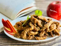 免油炸肉條 / 簡單蘋果雕