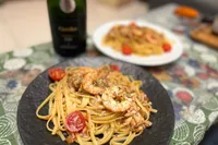 蕃茄鮮蝦義大利麵