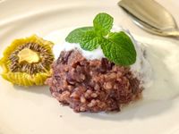 天然香甜紅豆優格